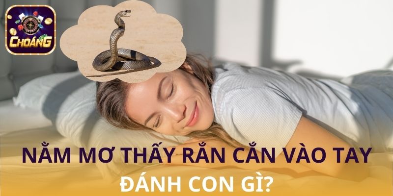 nằm mơ thấy rắn cắn vào tay